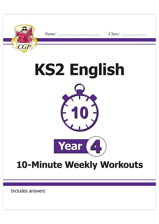 KS2 Year 4 English 10-Minute Weekly Workouts