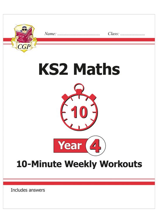 KS2 Year 4 Maths 10-Minute Weekly Workouts