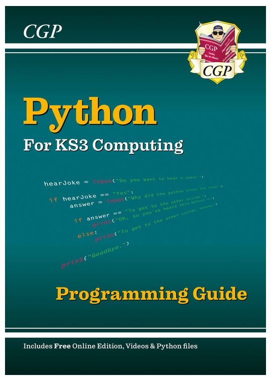 KS3 Computing: Python Programming Guide with Online Edition, Python Files & Videos