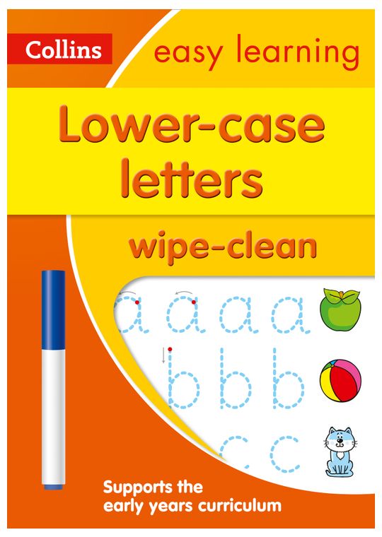 Lower Case Letters Wipe-Clean Handwriting Workbook (Ages 3-5)