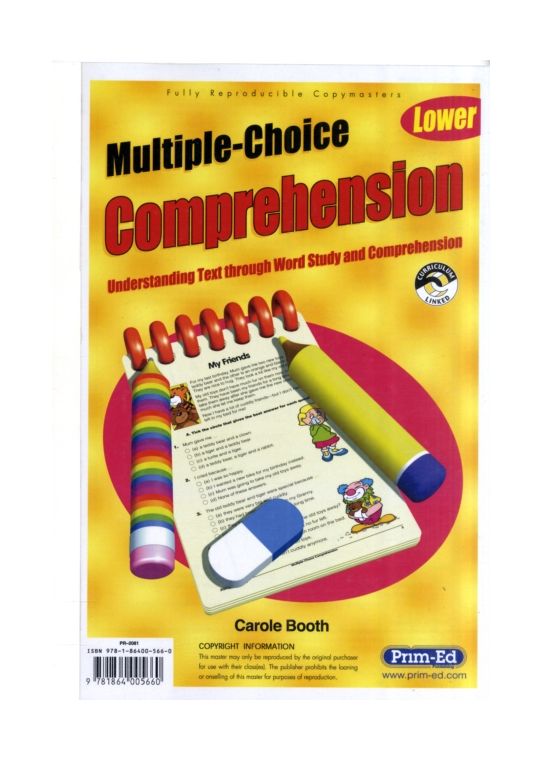 Multiple Choice Comprehension