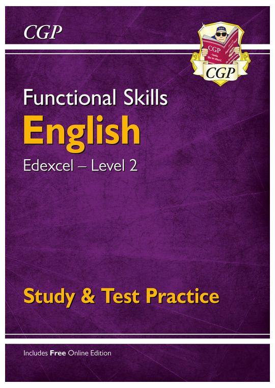 Functional Skills English: Edexcel Level 2 - Study & Test Practice