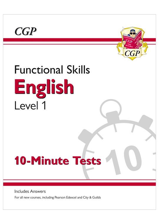 Functional Skills English Level 1 - 10 Minute Tests