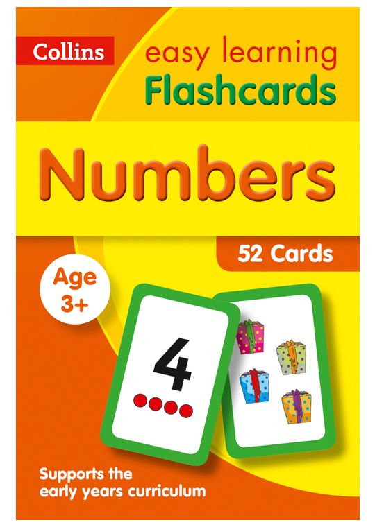 Number Flashcards (Ages 3-5)