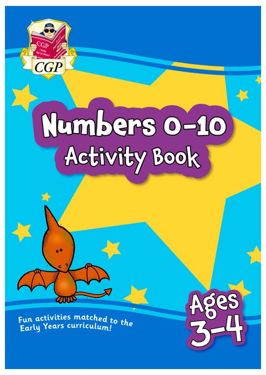 Numbers 0-10 Activity Book for Ages 3-4 (Preschool)