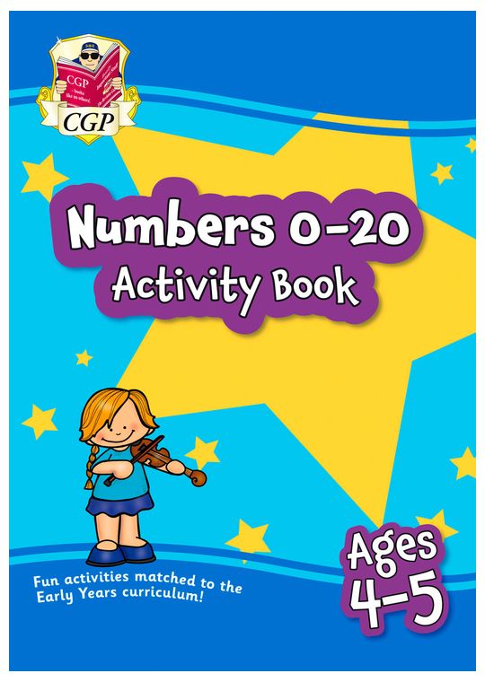 Numbers 0-20 Activity Book for Ages 4-5 (Reception)