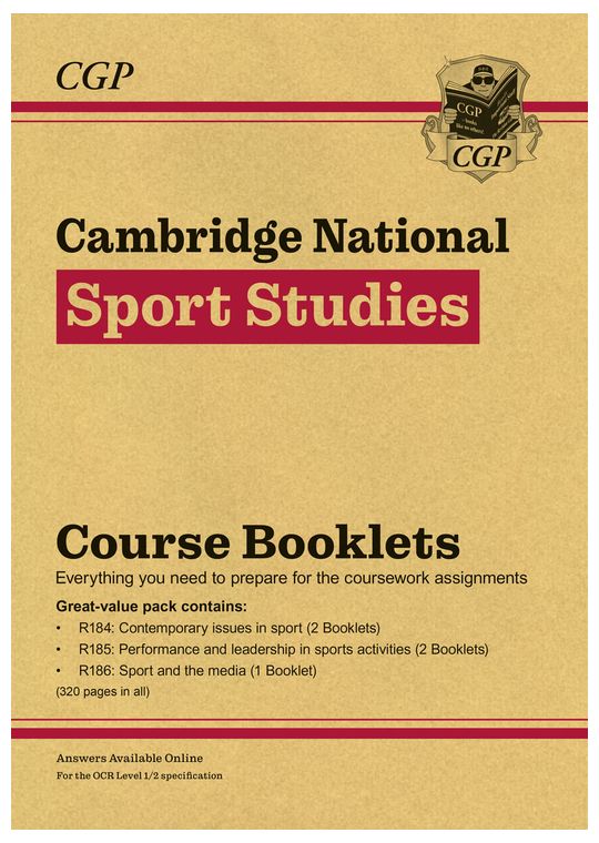 OCR Cambridge National in Sport Studies: Course Booklets Pack (with Online Edition)