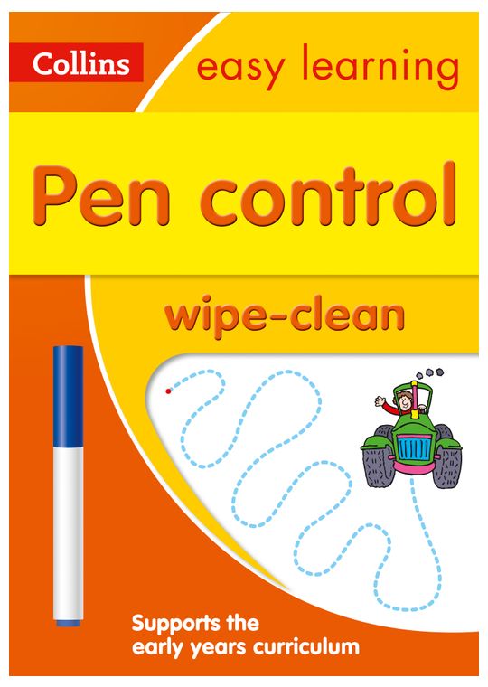 Pen Control Wipe-Clean Handwriting Workbook (Ages 3-5)