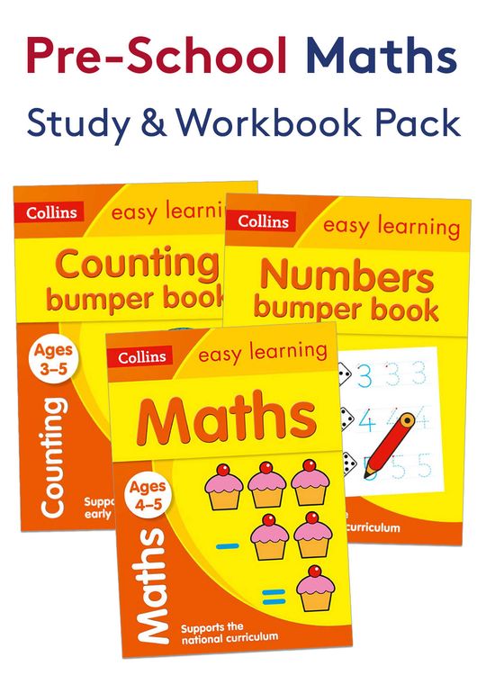 Pre-School Maths Study & Workbook Pack (Ages 3-4)