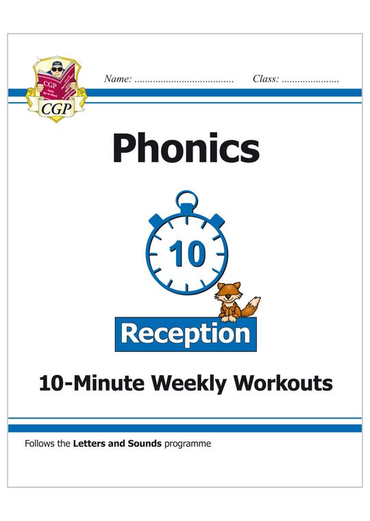 Reception English Phonics 10-Minute Weekly Workouts