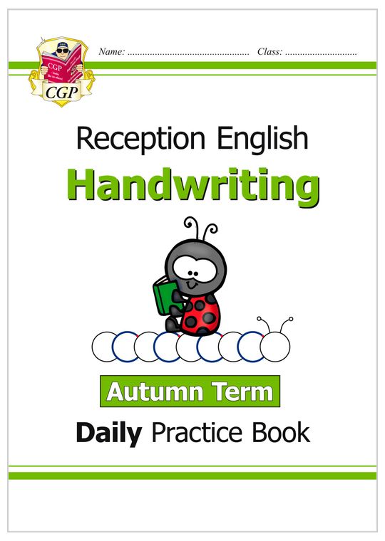 Reception Handwriting Daily Practice Book: Autumn Term