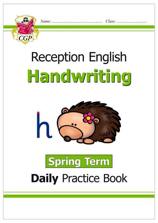 Reception Handwriting Daily Practice Book: Spring Term