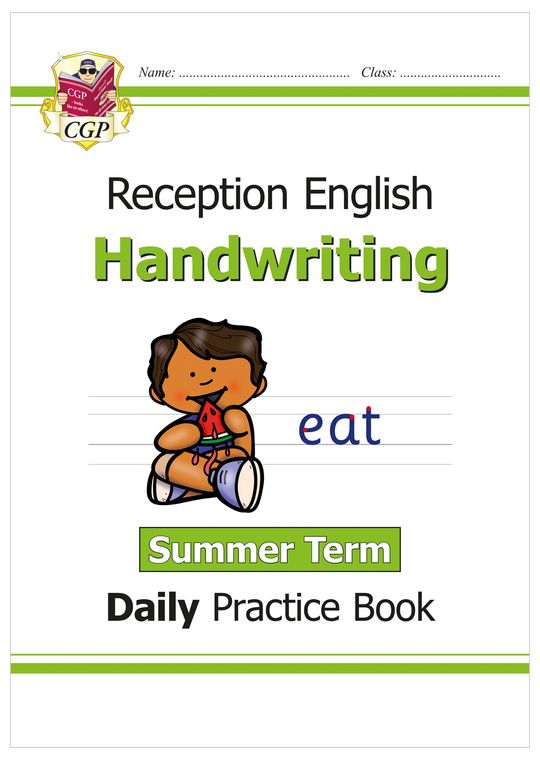 Reception Handwriting Daily Practice Book: Summer Term