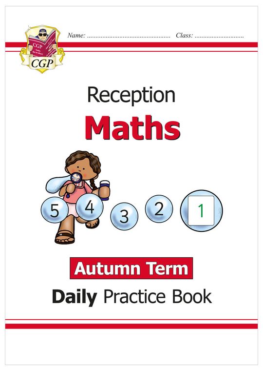 Reception Maths Daily Practice Book: Autumn Term