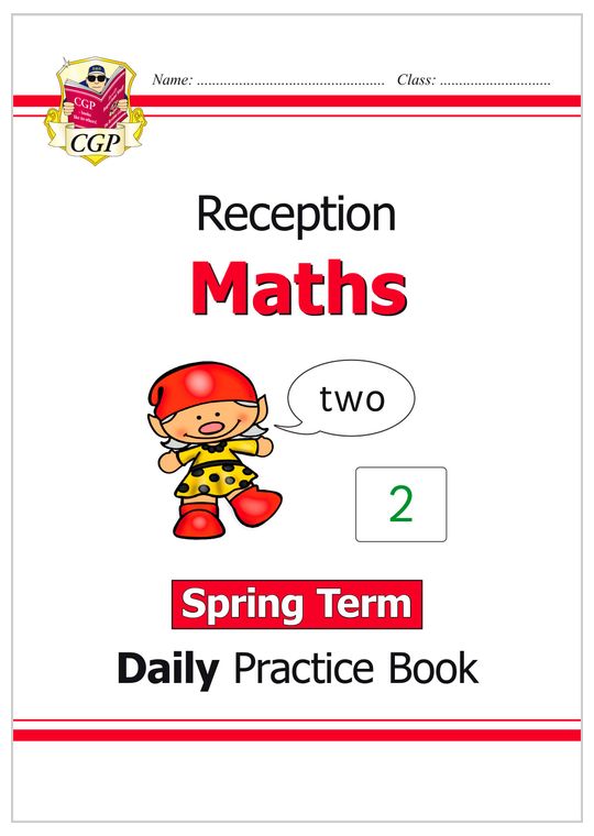 Reception Maths Daily Practice Book: Spring Term