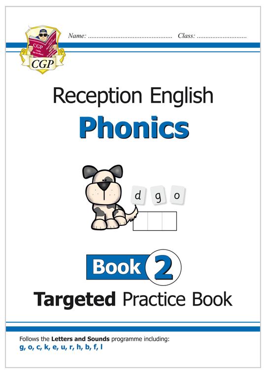Reception Phonics Workbook Book 2 (Ages 4-5)