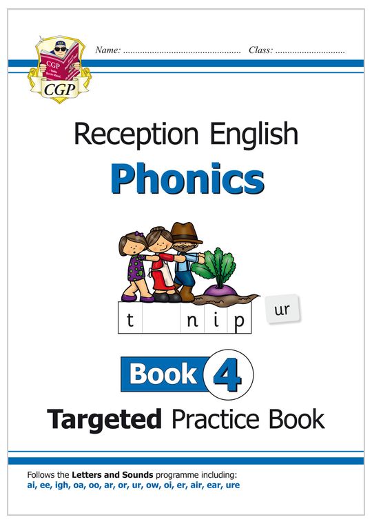 Reception Phonics Workbook Book 4 (Ages 4-5)