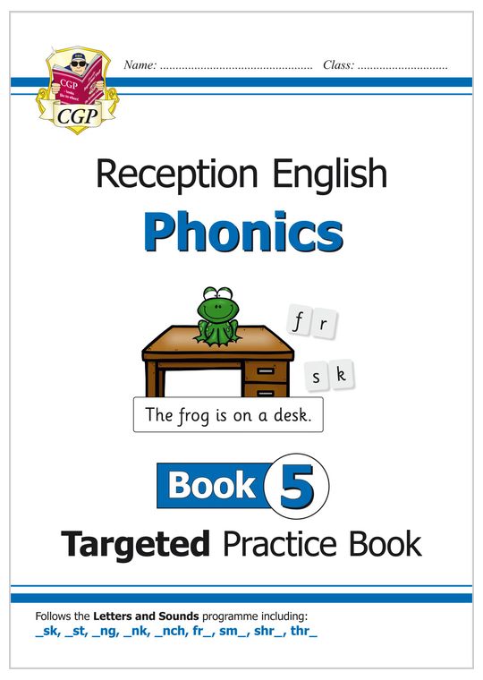 Reception Phonics Workbook Book 5 (Ages 4-5)