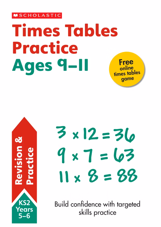 Times Tables Workbook (Ages 9-11)