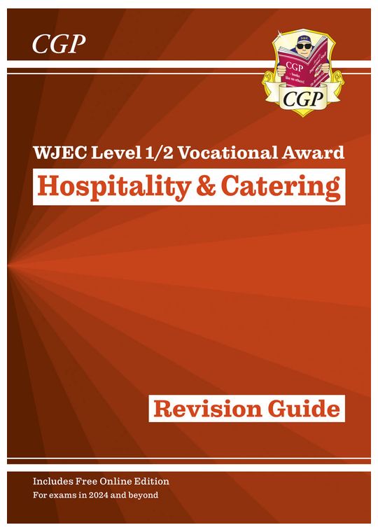 WJEC Level 1/2 Vocational Award in Hospitality & Catering: Revision Guide (with Online Edition)