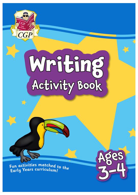 Writing Activity Book for Ages 3-4 (Preschool)