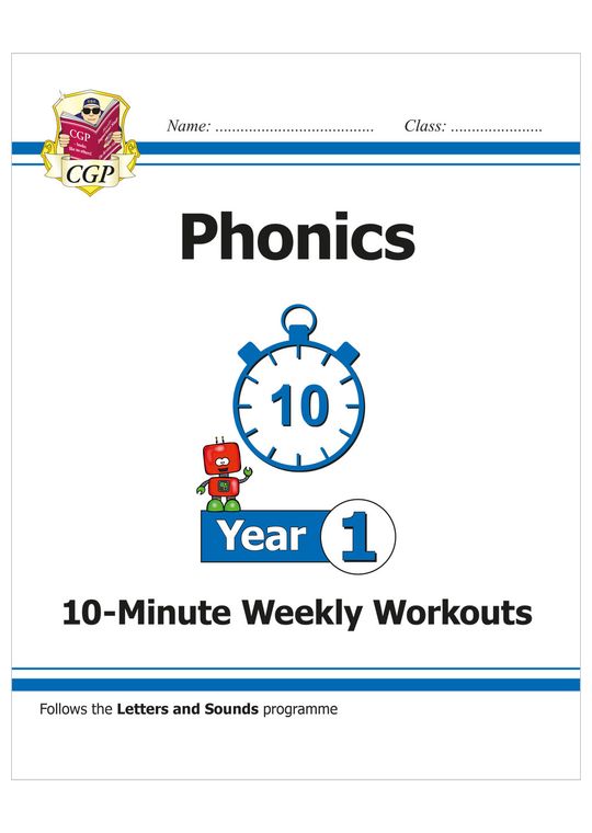 Year 1 Phonics 10-Minute Weekly Workouts (Ages 5-6)