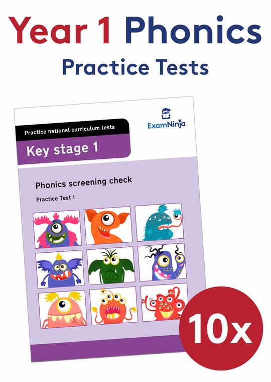 Year 1 Phonics Practice Tests Download (Ages 5-6)
