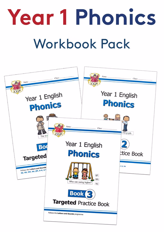 Year 1 Phonics Workbook Pack (Ages 5-6)