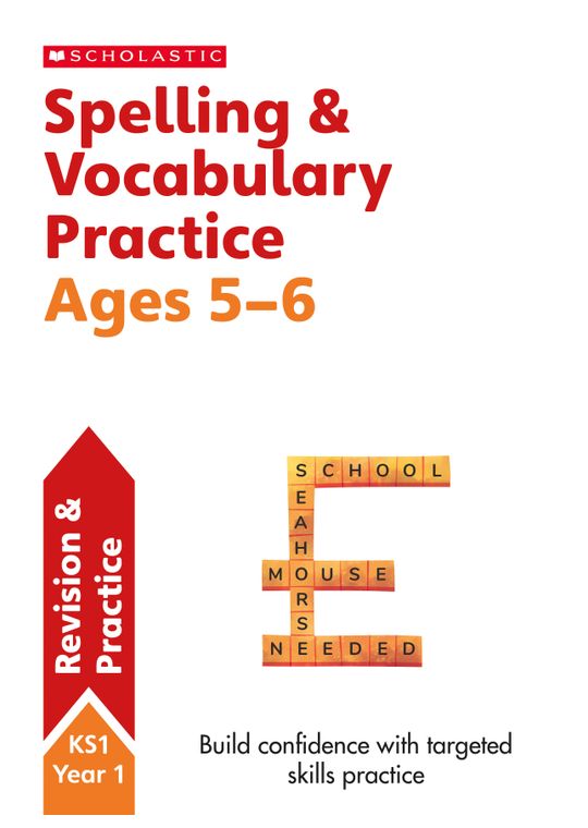Year 1 Spelling & Vocabulary Workbook (Ages 5-6)