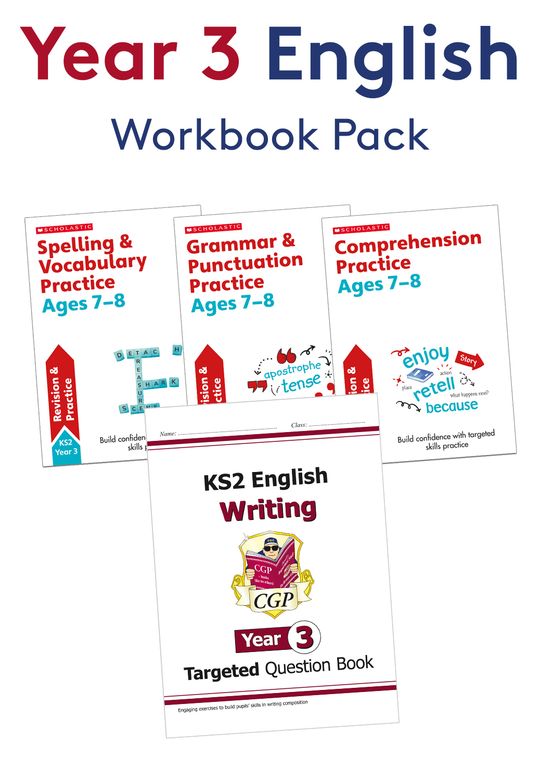 Year 3 English Workbook Pack (Ages 7-8)