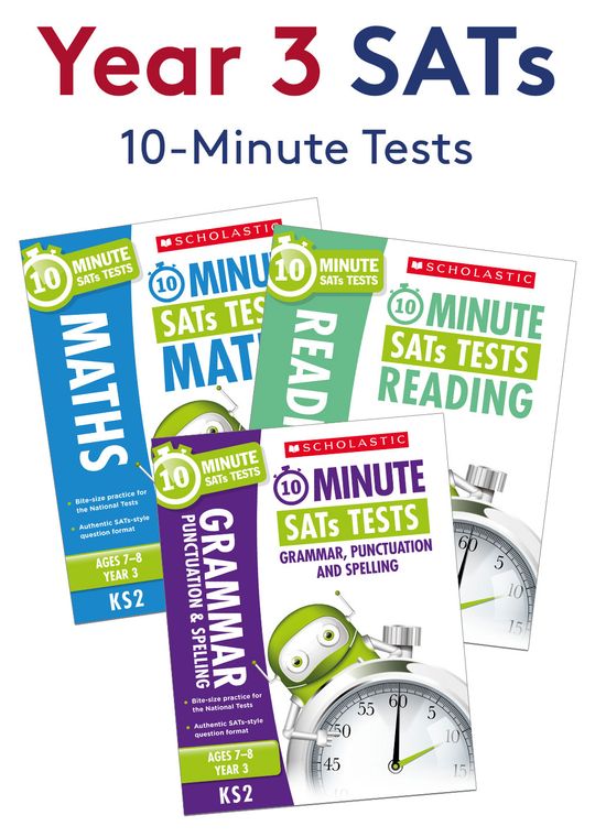 Year 3 SATs 10-Minute Tests Pack (Ages 7-8)