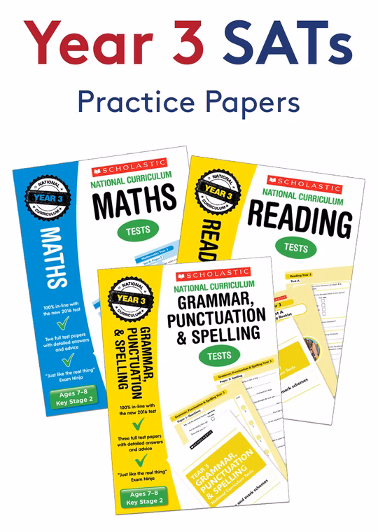 Year 3 SATs Practice Papers Pack (Ages 7-8)