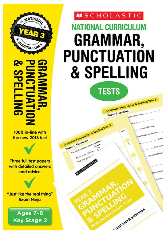 Year 3 SPaG SATs Practice Papers (Ages 7-8)