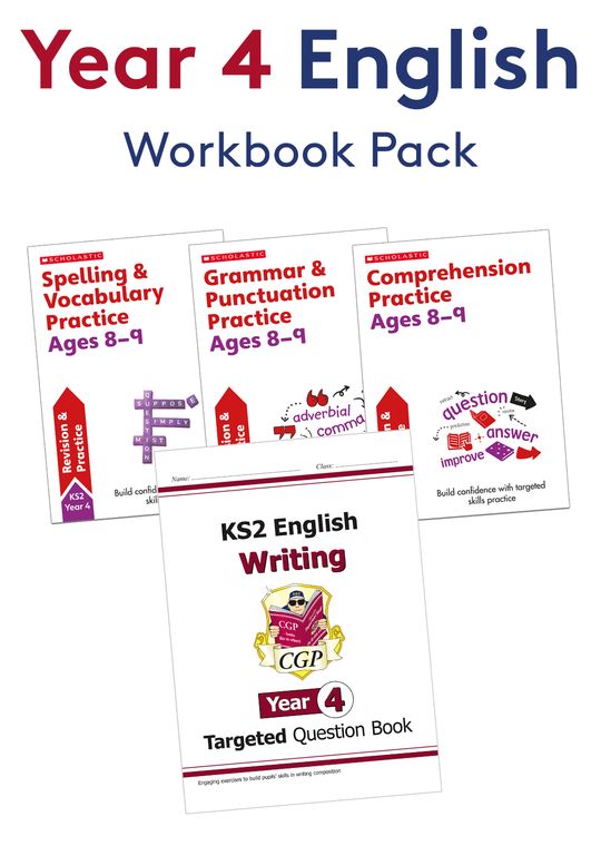Year 4 English Workbook Pack (Ages 8-9)