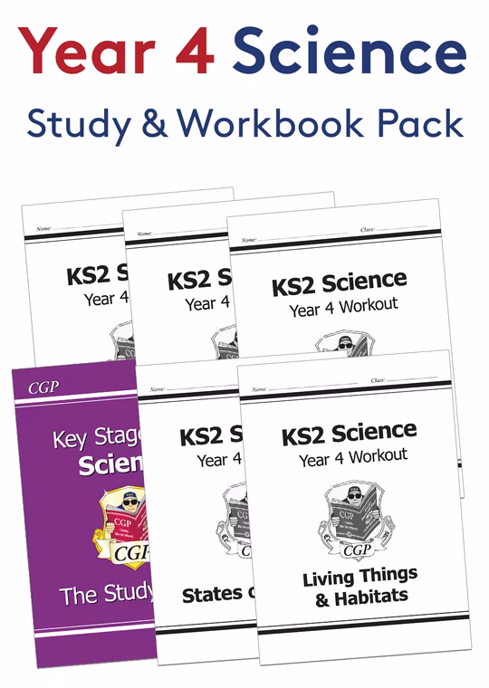 Year 4 Science Study & Workbook Pack (Ages 8-9)