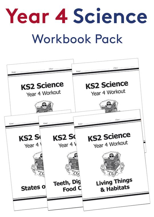 Year 4 Science Workbook Pack (Ages 8-9)