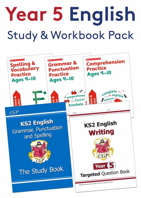 Year 5 English Study & Workbook Pack (Ages 9-10)