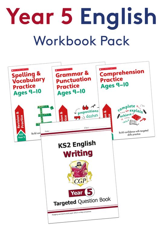Year 5 English Workbook Pack (Ages 9-10)