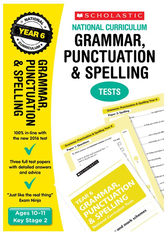 Year 6 SPaG SATs Practice Papers (Ages 10-11)