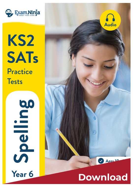 Year 6 Spelling Tests (Download, Personal Licence)