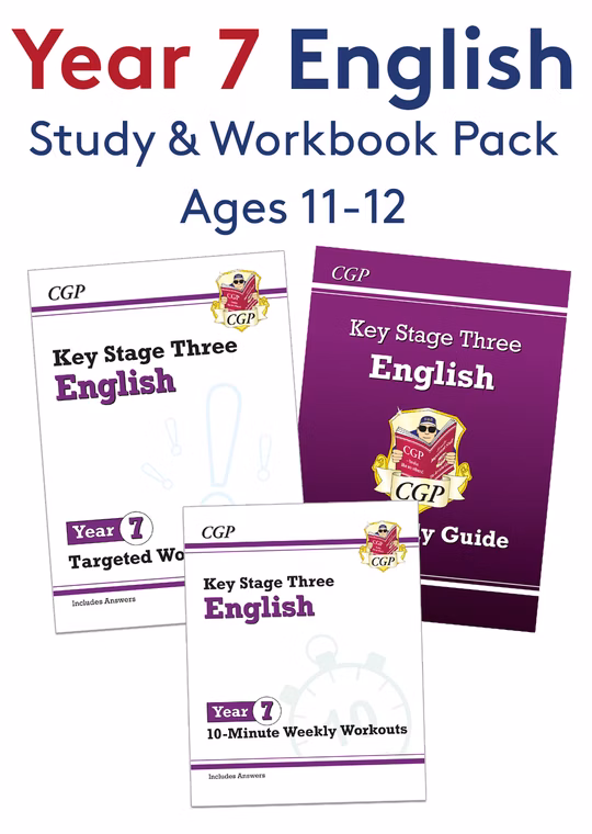 Year 7 English Study & Workbook Pack (Ages 11-12)