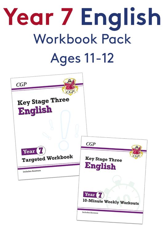 Year 7 English Workbook Pack (Ages 11-12)