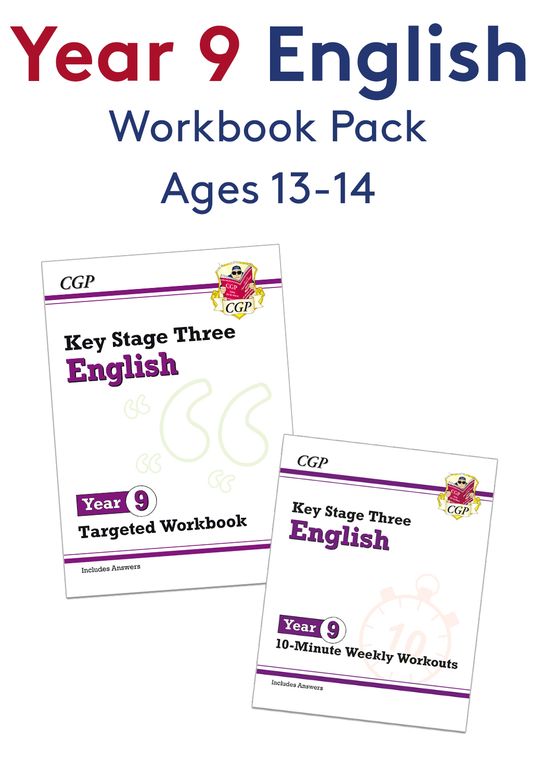 Year 9 English Workbook Pack (Ages 13-14)