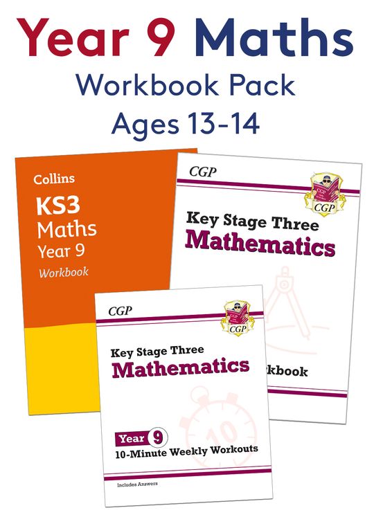 Year 9 Maths Workbook Pack (Ages 13-14)