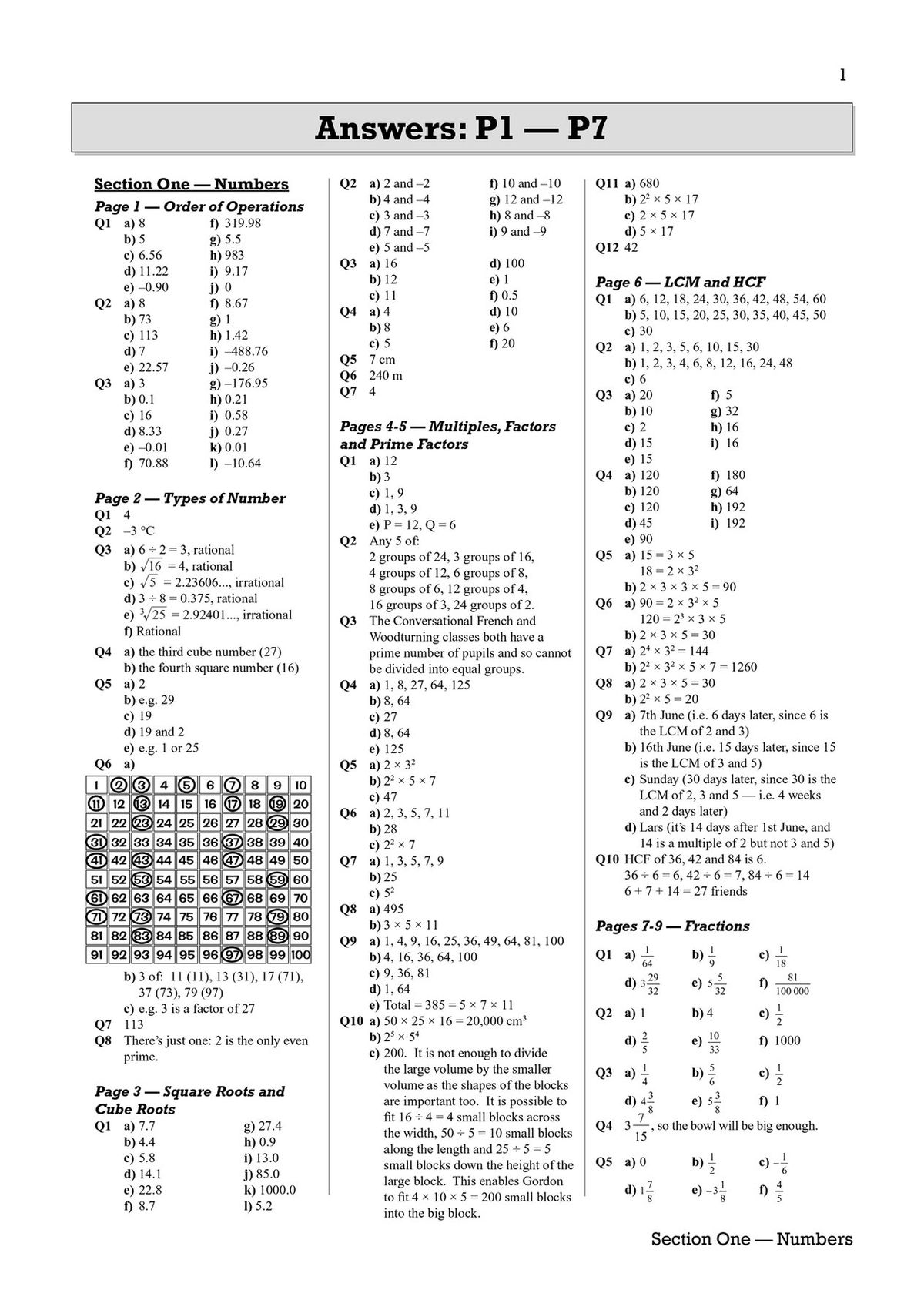 Sample page from Edexcel International GCSE Maths Answers Workbook showing detailed solutions