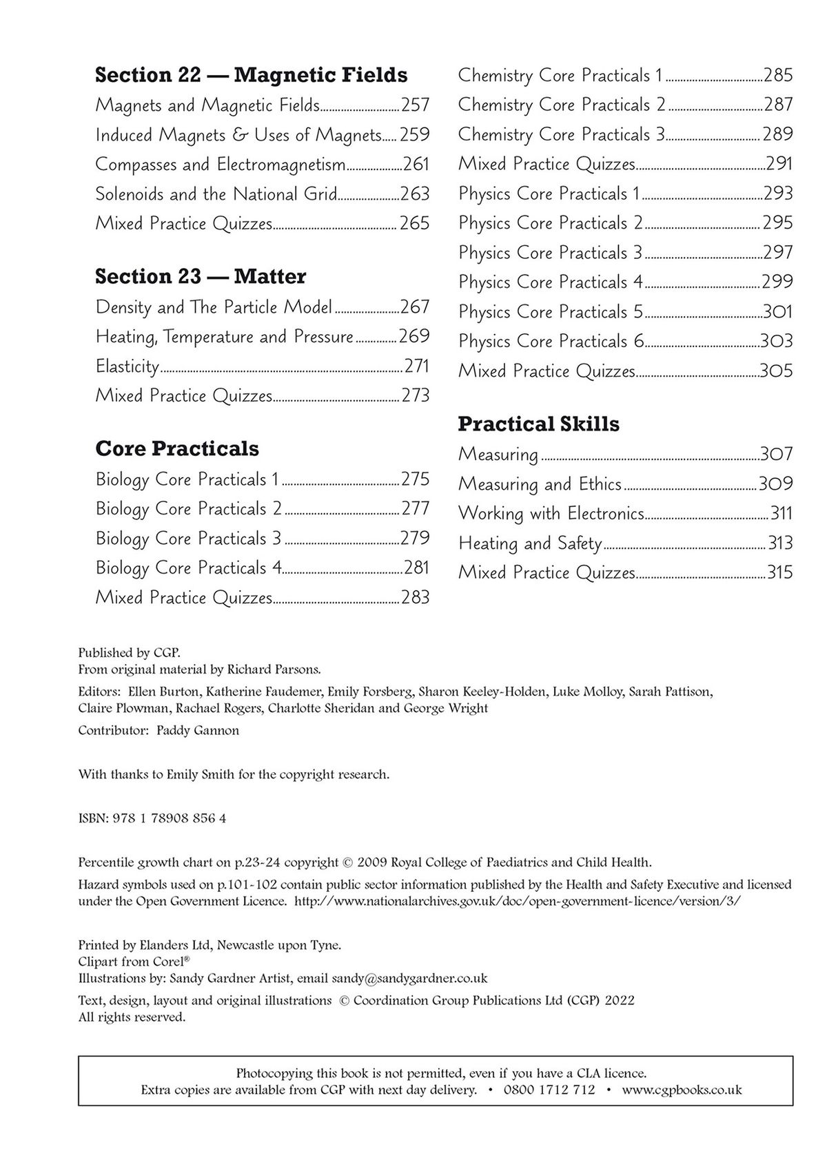 Sample retrieval practice pages showing fill-in-the-blank questions and topic headings