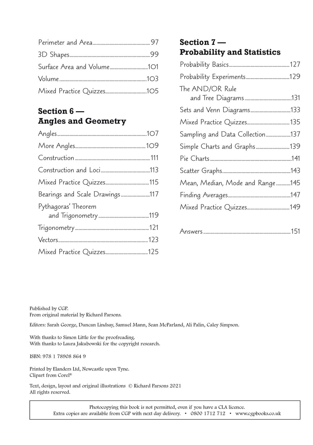 Front cover of GCSE Maths OCR Knowledge Retriever Foundation book by CGP