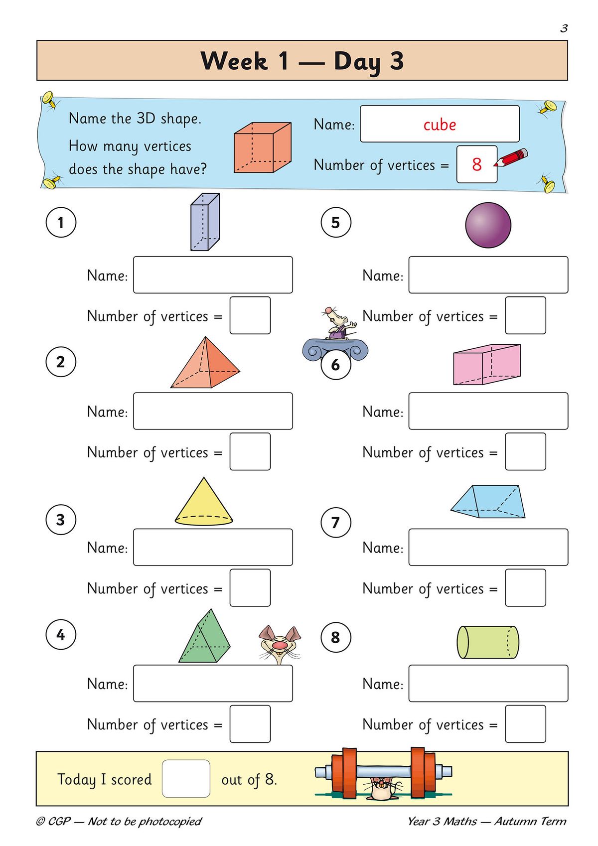 Sample page showing mental arithmetic questions with 'more than' and 'less than' problems