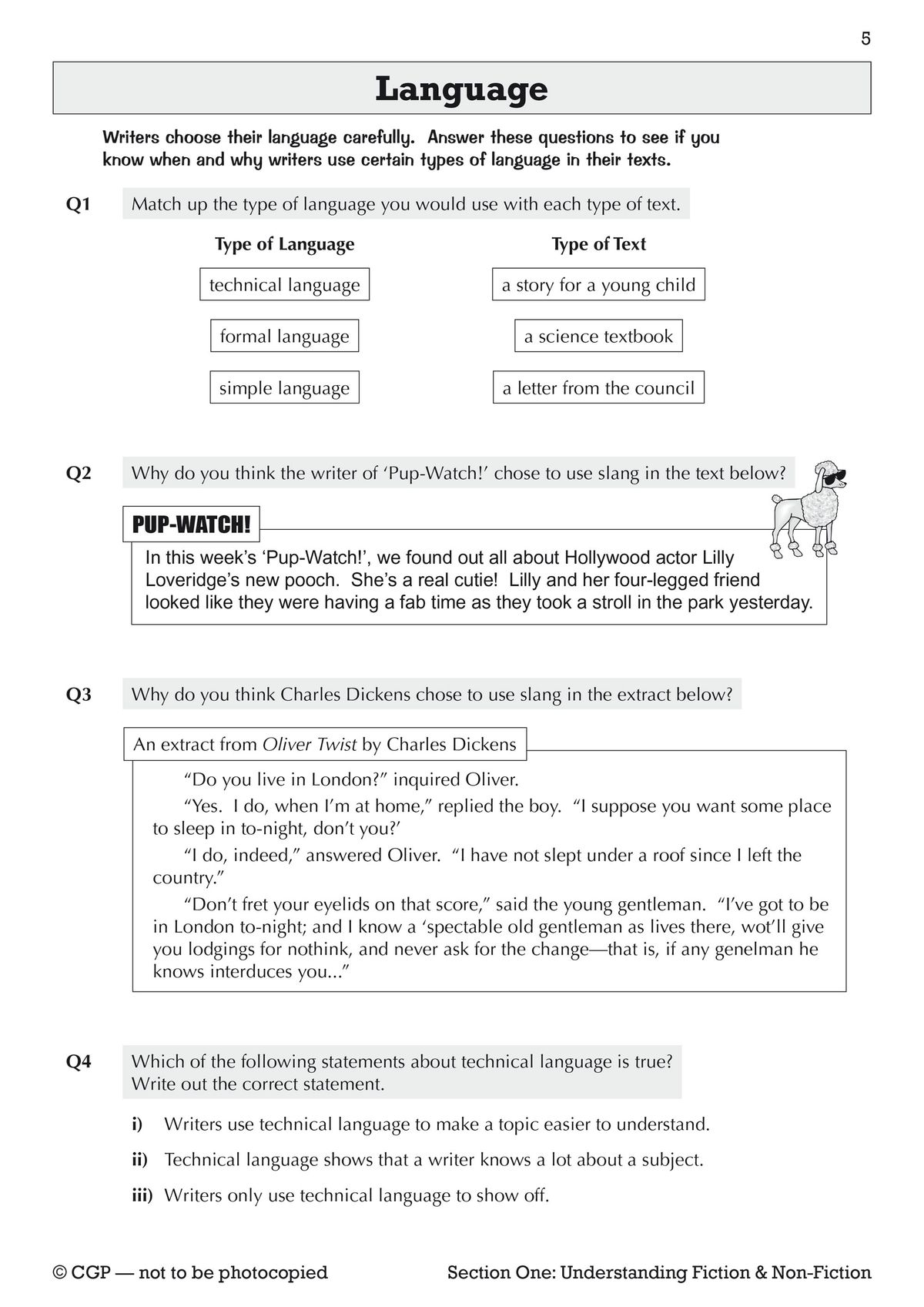KS3 English Workbook front cover showing title and age range 11-14