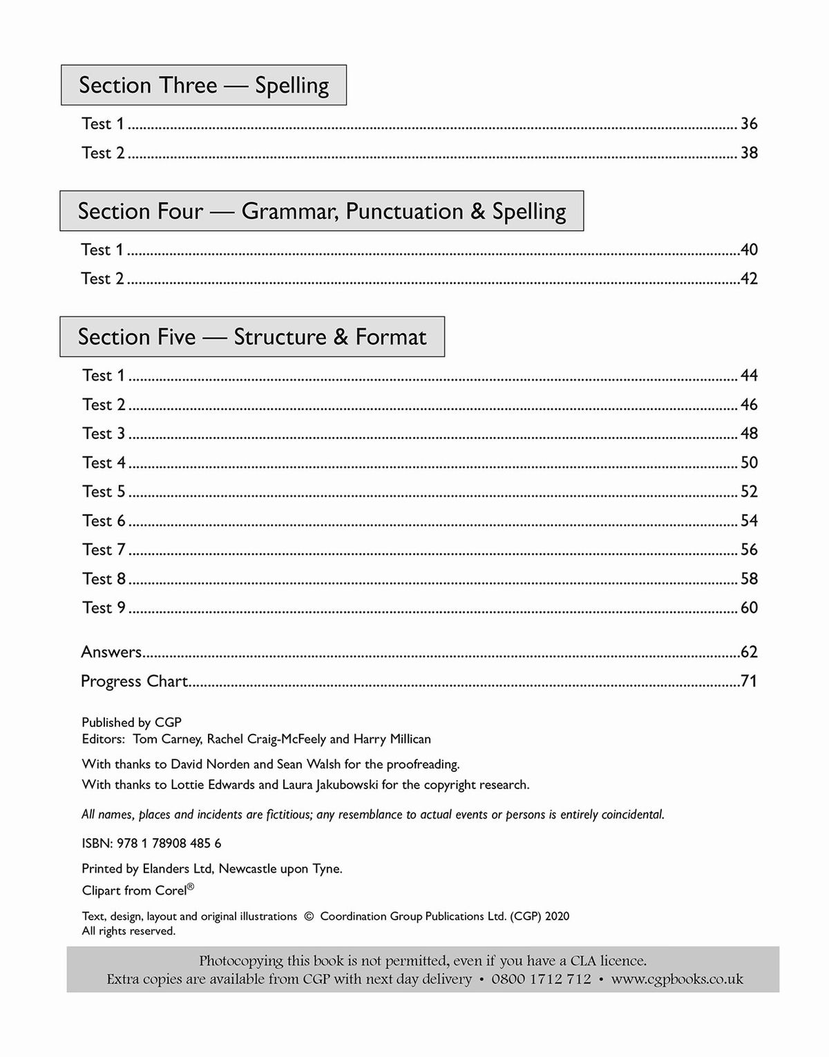 CGP Functional Skills English Level 1 10-Minute Tests book cover